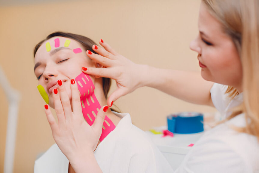 face taping wrinkles